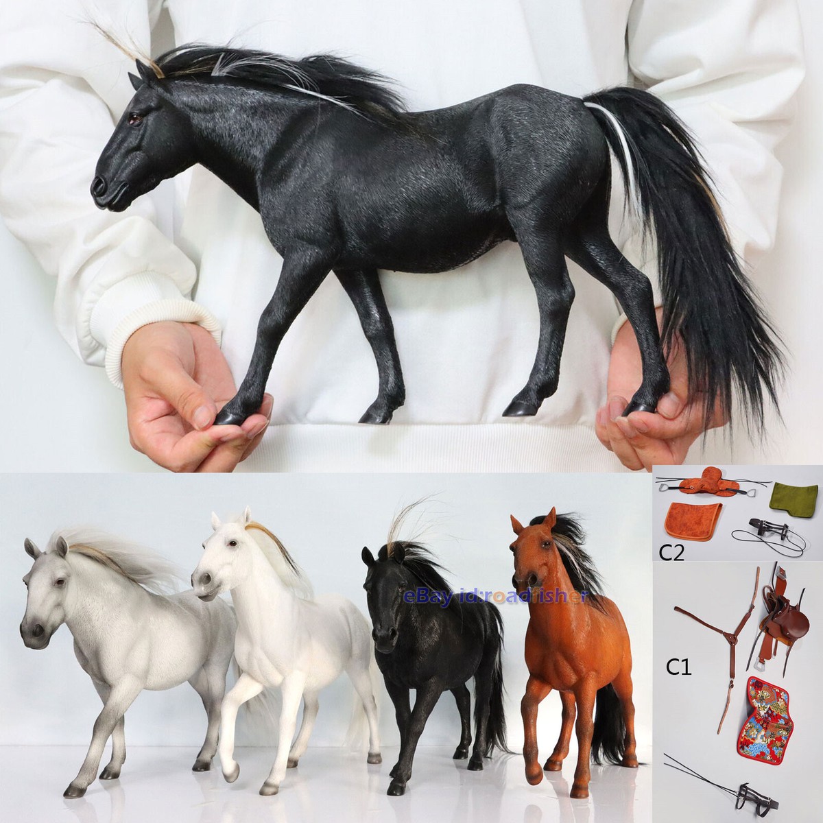 [専用]モンゴル風景ミニアート JXK 1/6 Mongolian Horse Model Animal Mongolica Figure Collector