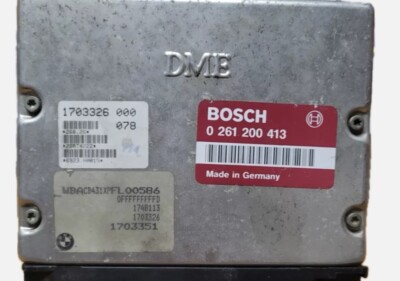 BMW E36 E34 E30 M50 Red Label 413 ECU DME Computer 0261200413 Tested Working