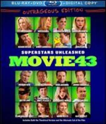 Movie 43 [2 Discs] [Includes Digital Copy] [Blu-ray/DVD] by Brett Ratner: Used