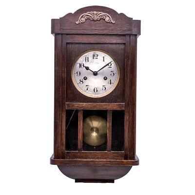 Antiguo Modernismo Reloj de Pared Péndulo Asientos Basculantes 694