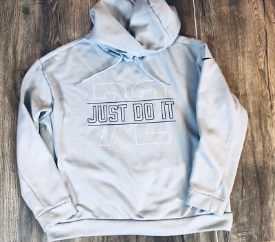 pale blue nike hoodie