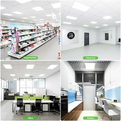 2X2 FT 2X4 FT LED Back Lit Flat Panel Recessed-Lighting ...