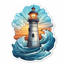 Huge XXXL Car Decal Sticker Lighthouse Decal