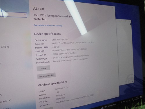 Microsoft Surface Pro 4 1724 120GB SSD *NO KEYBOARD M3 4GB WINDOWS 10 TABLET #B4 - Picture 5 of 6