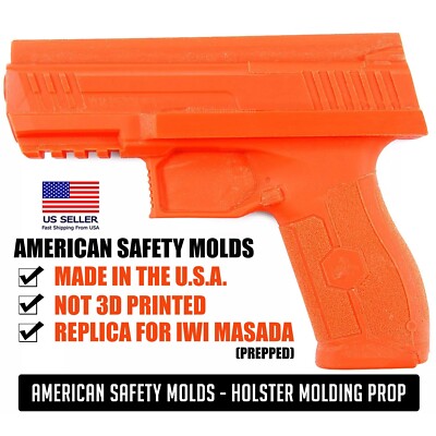 ASM Molding Prop Compatible for IWI Masada - Prepped - Not a Gun - Solid Resin