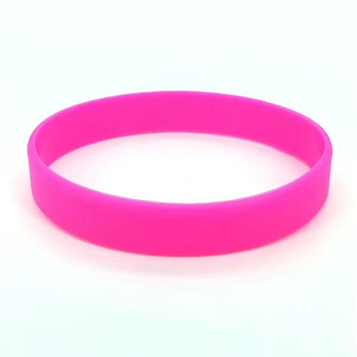 12 Silicone Wristbands Blank NEW Rubber Wrist Bands Bracelets Free Shipping - Picture 14 of 36