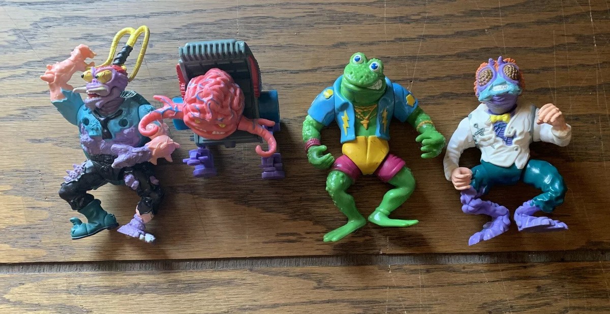 Teenage Mutant Ninja Turtles 1989 Lot Of Four Figures Rare | eBay