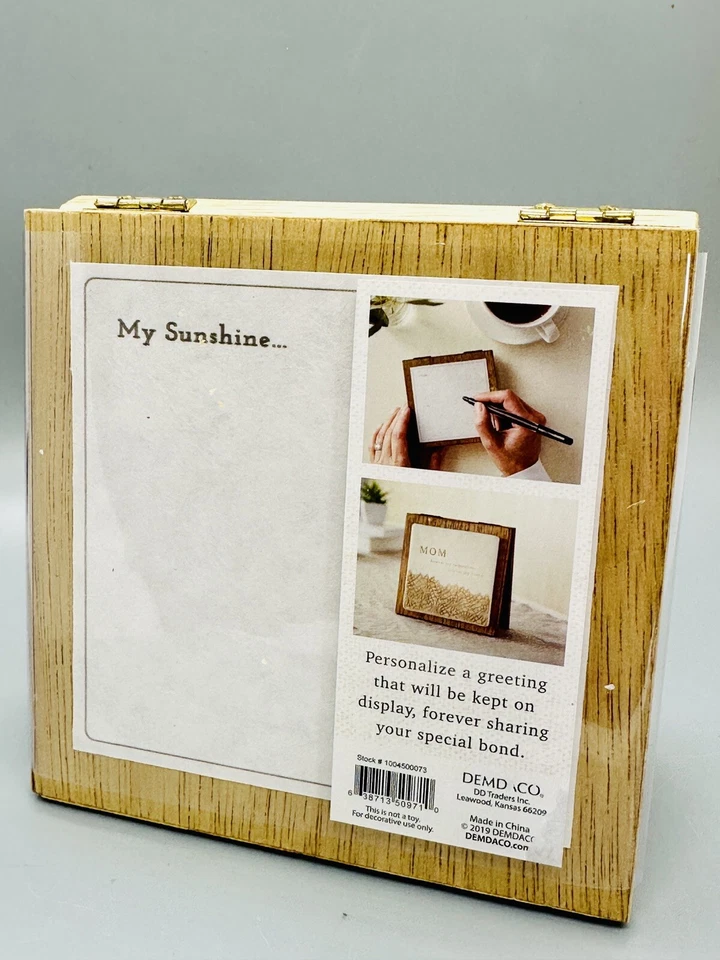 Placa Personalizable Azulejo “You Are My Sunshine” Tablero con Bisagras Regalo por Demdaco Foto 2 de 4