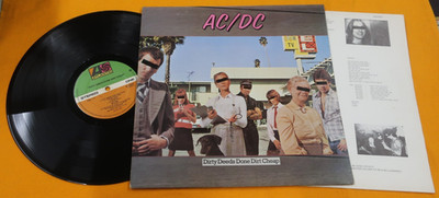 AC/DC Dirty Deeds Done Dirt Cheap ATLANTIC LP, Album K50323