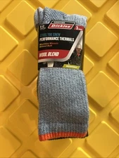 New Packaging 3 Pack, Dickies Steel Toe Crew Socks Performance Thermals