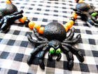Vintage Halloween Spider Necklace, Ghost Bracelet & Pumpkin Earrings (by Russ) — photo 2