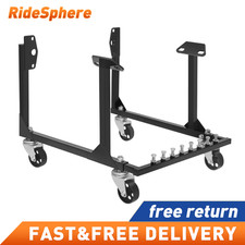 750 Lbs Engine Cradle Dolly W Wheels For Chevy Sbc Bbc Motor Storage Frame