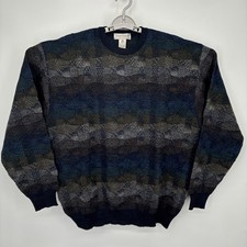 Vintage 90s Tricots St Raphael 100 Pure Wool Crewneck Light Sweater Men's XL