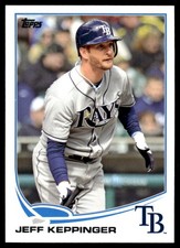 Jeff Keppinger 2013 Topps #181 Rays MLB READ FREE SHIPPING AutographDen