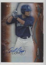 2014 Bowman Sterling Prospect Orange Refractor 23/75 Gareth Morgan Auto 0f8
