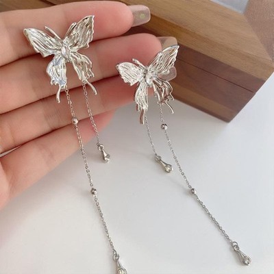 Elf Cuff Winding Silver Wire Earrings Suitable for Halloween Costume Cosplay