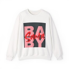Baby Santa sweatshirt  Christmas Baby holiday crewneck