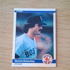 Fleer 1984 Dennis Eckersley Boston Red Sox MLB Baseball Card #396
