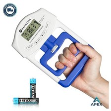 Digital Grip Strength Tester Hand Dynamometer 198 Lb Lcd Display Blue With Digital Grip Strength Tester Hand Dynamometer 198 Lb Lcd Display Blue With