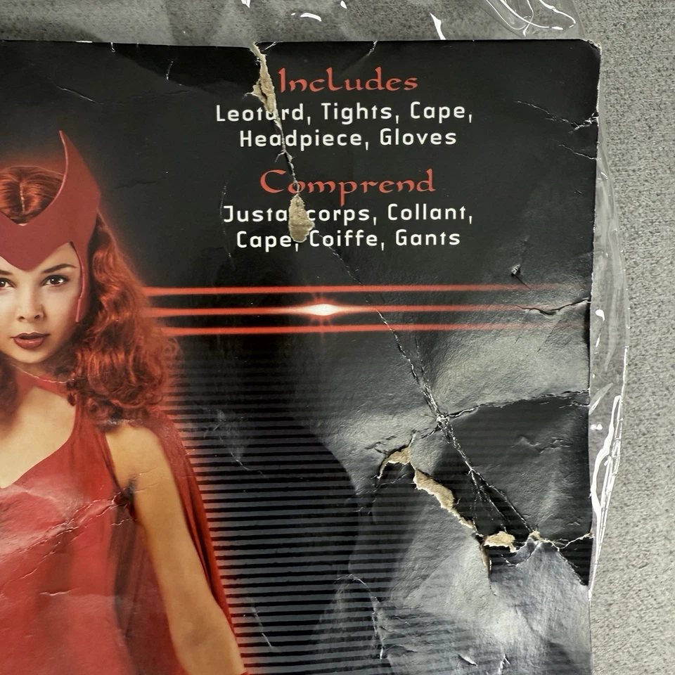 Disfraz Wanda Vengadores Bruja Escarlata WandaVision Mujer L 14-16 Marvel Zombies Foto 4 de 4