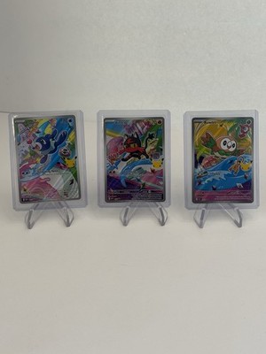Alola Gen 7 Starters First Partner Illustration Collection Promos Pokemon 1