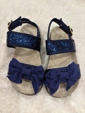 Joyfolie Girls Micha In Navy Glitter Sandals Shoes Size 10 Light Weight