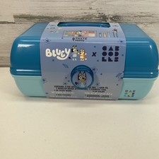 NEW Bluey X Caboodles Makeup Beauty Organizer Kit Carrying Case - 12 Piece Set