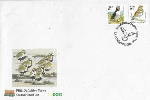 2003 IRELAND BIRDS NEW EURO DEFINITIVES ON SUPERB FDC (2)