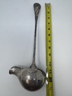Antique 800 Silver Gilt Gravy / Sauce Ladle – 13.25” L 226g – DIXIE Mark Mono — photo 8