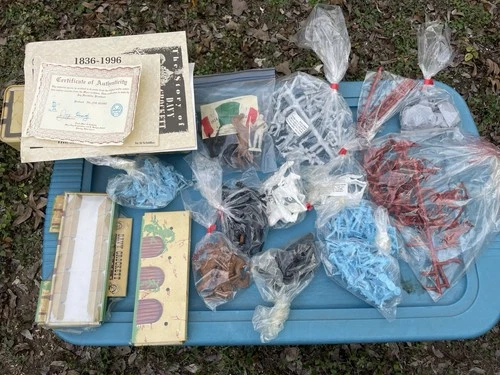 Marx Davy Crockett Alamo Playset 160th Anniversary 1990s Reissue-No Box