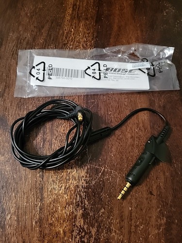 Authentic BOSE 516X Audio Cable With Remote and Microphone for Apple OEM - EUC