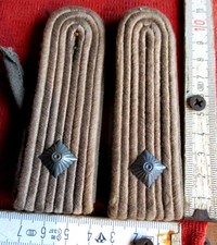 Unterleutnant Wehrmacht 2 St&uuml;ck Schulterst&uuml;cke Schulterklappen Felddienst KVP DG