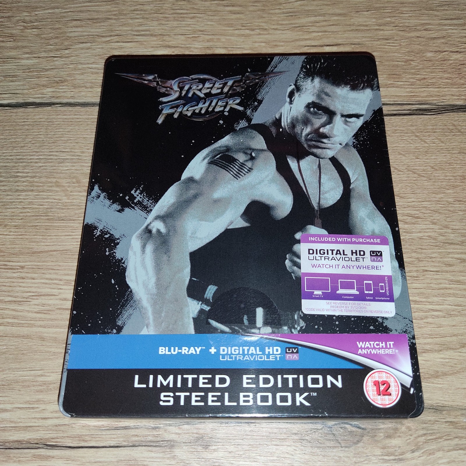 Street Fighter STEELBOOK [Blu-Ray] - Van Damme Zavvi - NEUF