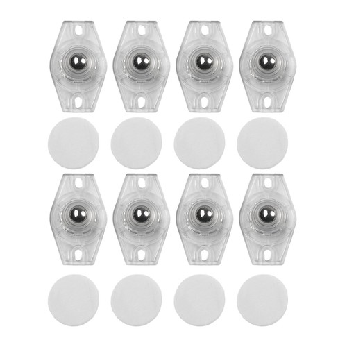 Flat Wheels Rollers Flat Wheels Self Adhesive White Suitable For Various - Picture 19 of 36