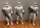 Lot Of 3 Imperial Stormtroopers W/ Weapons 1995 Kenner Star Wars