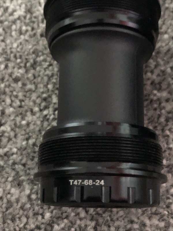T47 External Bottom Bracket Sealed Shimano 24 mm 68 Shell New From UK