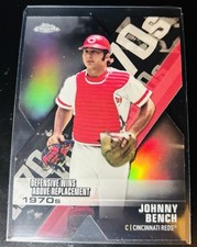 Johnny Bench 2020 Topps Chrome Decade of Dominance DOD-6 Cincinnati Reds Legend