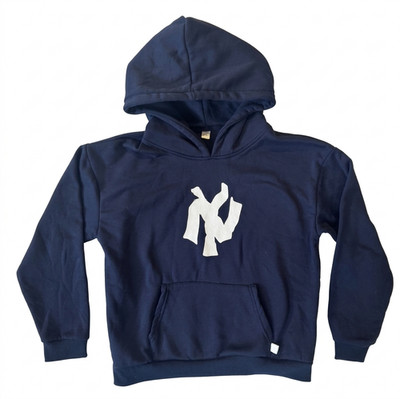 Akimbo Club NY Hoodie Navy Blue Heavyweight Small to Medium S/M Streetwear EUC