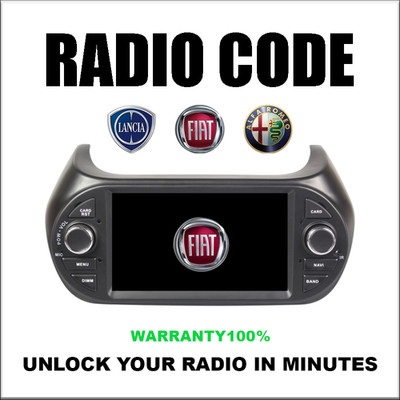 FIAT LANCIA RADIO CODES ALFA UNLOCK STEREO BOSCH BLAUPUNKT VISTEON 2 PIN SERVICE