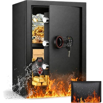 Großer Safe, Tresor, Digital, Schlüssel, Alarm, , Stahl, Abnehmbares Regal