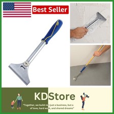 4-inch Floor & Wall Razor Scraper with Sturdy Handle & Stainless Steel Blades