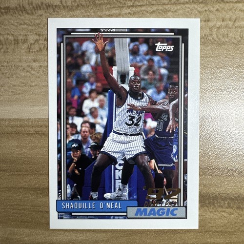 1992-93 Topps #362 Shaquille O'Neal '92 Draft Pick Rookie Card