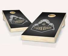 Purdue Boilermakers Cornhole Set NCAA Licensed 2x4 Wood Frames Custom Bags