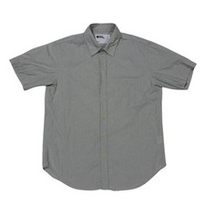 MARGARET HOWELL MHL. Cotton Micro Check Short Sleeve Shirt M Japanese Minimal