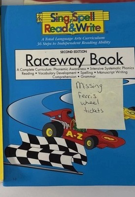 Sing Spell Read & Write Level 1, Raceway,(missing 1 Page)