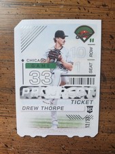 Drew Thorpe - 2024 Panini Prospect Edition /33 Ticket Stub Parallel RC - CWS