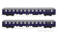 Rivarossi 2-Tlg. Set Liegewagen Bcm 243, Blaue Farbgebung DB HR4415