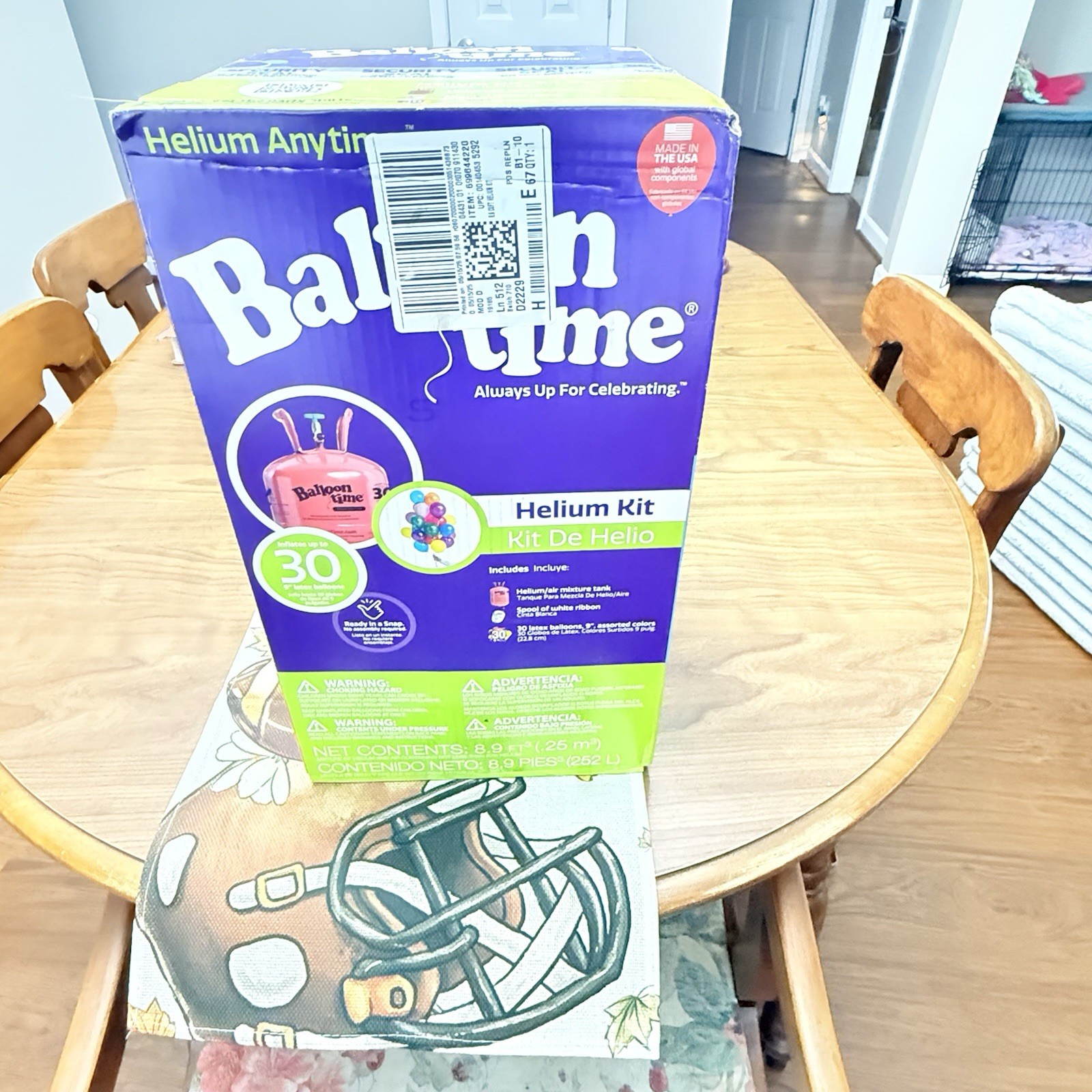 Helium Tank 8.9 cu. ft. Balloon Time Helium Kit NIB Factory SEALED | eBay