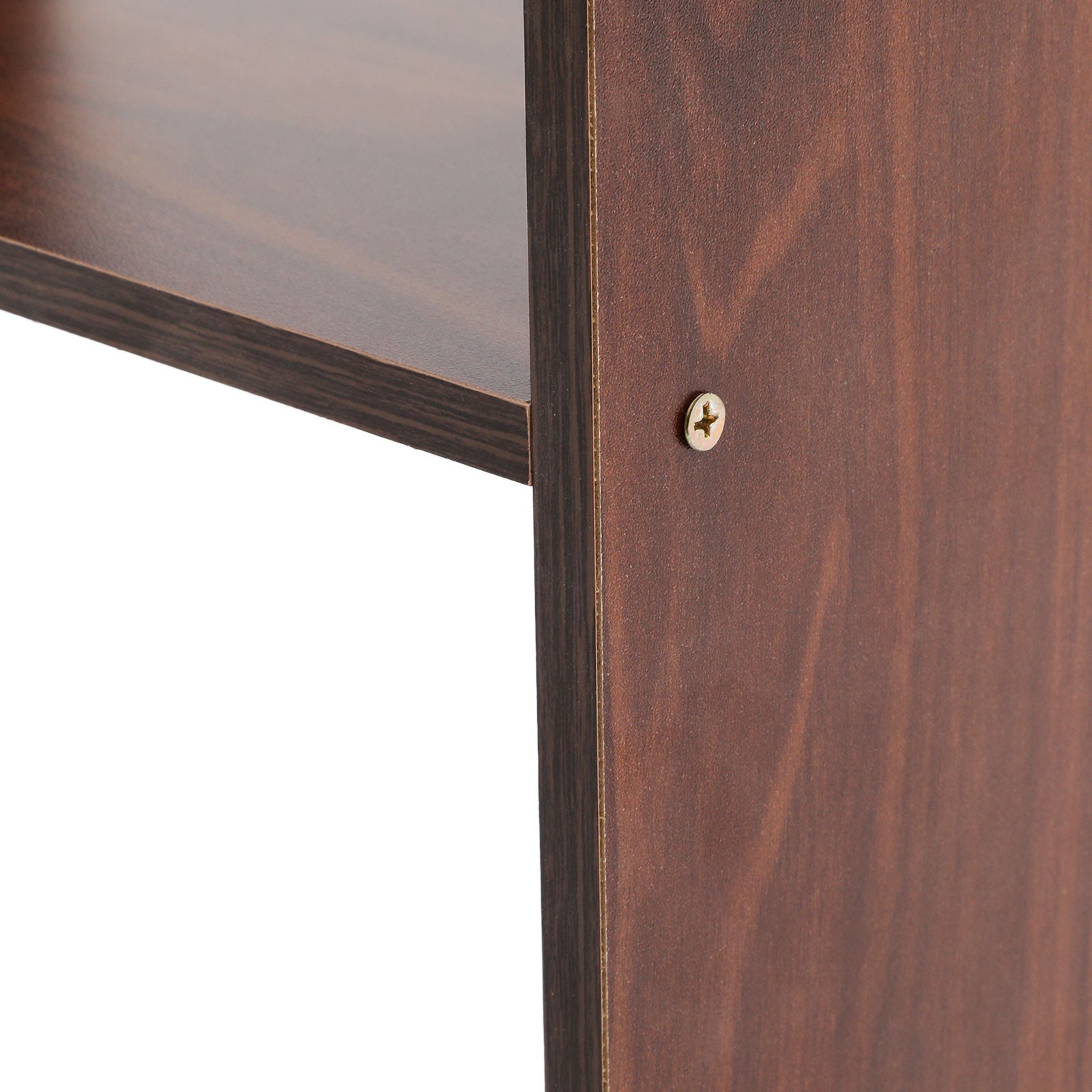 Open Storage Shelf, 3-Tier Bookcase, Retractable Storage Shelf