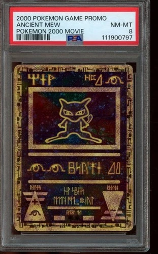 PSA 8 NM-MT Pokemon Ancient Mew Pokemon 2000 Movie Promo